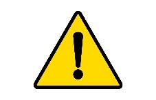 A yellow triangle sign

Description automatically generated with medium confidence